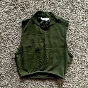 turtleneck crop top